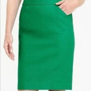 J Crew Kelly green pencil skirt, size 6